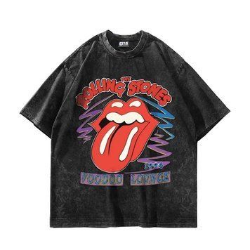 Футболка Rolling Stones с принтом Voodoo Lounge, вываренная, графит, унисекс ONE SIZE 140455 140455 фото