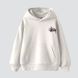 Худі Stussy з чорним графічним принтом, біле, унісекс S 140211 140211 фото 1