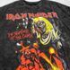 Футболка Iron Maiden з вогненним принтом "The Number of the Beast" виварена, графітова, унісекс, ONE SIZE, 140063 140063 фото 3