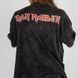 Футболка Iron Maiden з вогненним принтом "The Number of the Beast" виварена, графітова, унісекс, ONE SIZE, 140063 140063 фото 7