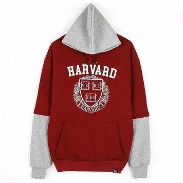 Худі Harvard з гербом університету, бордово-сіре, унісекс S 140217 140217 фото