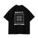 Футболка з принтом бандани і написом "ENTITY RHYTHM", чорна, унісекс S-M 140375 140375 фото 1