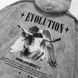 Худи с ангелом и надписью "Evolution", вываренное светло-серое, унисекс S-M 140227 140227 фото 5