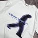 Футболка Lost Souls, белая с черно-голубым принтом унисекс L-XL 140429 140429 фото 4