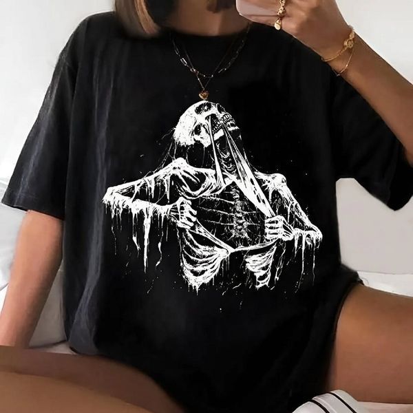 Футболка SKELETON с принтом скелета, чёрная, унисекс S 140187 140187 фото