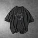 Футболка с принтом "Сердца в колючках", винтажный графит, унисекс ONE SIZE 140387 140387 фото 3