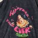 Футболка Billie Eilish з рожево-зеленим принтом "Happier Than Ever", вінтажний графіт, унісекс ONE SIZE 140391 140391 фото 4