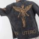 Футболка Nirvana з коричневим концертним принтом, виварена темно-сіра, унісекс, ONE SIZE 140103 140103 фото 7